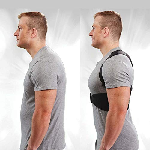 Hempvana Arrow Posture - Fully Adjustable Posture Support & Posture Corrector for Upper Body - Helps Correct Slouching, Text Neck and Hunching Over (S/M)