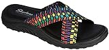 Skechers Women's Reggae Rootsy Vibe Flip Flop, Multi, 9 M US