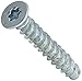 Small Parts 0412LTF Steel Thread Rolling Screw for Plastic, Zinc Plated, 82 Degree Flat Head, Star Drive, #4-20 Thread Size, 3/4
