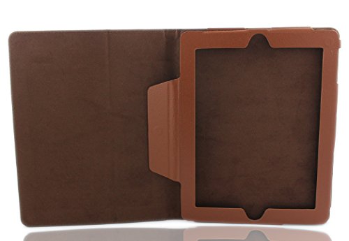 Sanoxy Slim Folio Folder PU Leather Stand Case for iPad 2/3/4 /ipad 2nd Generation, Brown (SANOXY-Folio-IPACS-BRN)