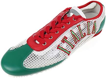Amazon ドルチェアンドガッバーナ Dolce Gabbana スニーカー Du0047e ホワイト グリーン レッド ナイロン レザー ラバー メンズ 参考サイズ27cm Eu43 Us10 Uk9 Dolce Gabbana ドルチェ ガッバーナ シューズ バッグ