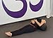 YogaAccessories Supportive Round Cotton Yoga Bolster - Black