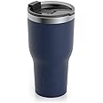 RTIC 30 oz Insulated Tumbler Stainless Steel Coffee Travel Mug with Lid, Spill Proof, Hot Beverage and Cold, Portable Thermal