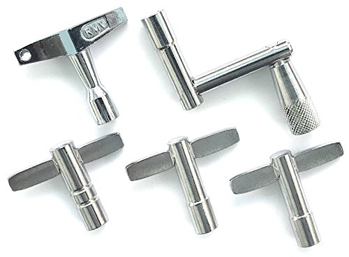 Drum Keys 5-Pack with Continuous Motion SPEED KEY By Drum Starz