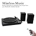 VMO Bluetooth Vinyl Record Player with Powerful External Speakers, Nostalgic Turntable for 33,45 RPM Record with Adjustable Counter Weight,Wireless Connectionthumb 1