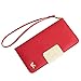 iPhone 4S Case,iPhone 4 Case,by HiLDA,Wallet Case,PU Leather Case,Credit Card Holder,Flip Cover Case[Red]