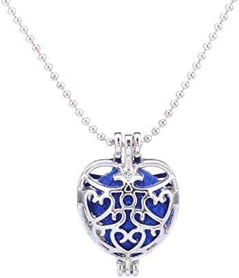 Souarts Hollow Waterdrop Cage Aromatherapy Essential Oil Diffuser Necklace Locket Pendant Jewelry