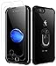 iPhone 7 Plus | iPhone 8 Plus Case [ Military Grade ] with [ Glass Screen Protector] 15ft. Drop Tested Protective Case | Kickstand | Compatible with Apple iPhone 8Plus / iPhone 7 Plus - Black