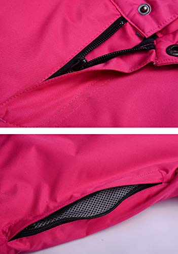 image for ELETOP Women's Snow Pants Outdoor Waterproof Windproof Ski Pants Warm 
