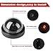 TOROTON Dummy Fake Security CCTV Dome Camera Simulation Monitor with LED Flashing Light, Outdoor and Indoor Use for Homes & Business, 4 Pack
