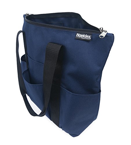 Hopkins 3 Pocket Zippered Tote for Home Health Care, 17 Inch Tapering to 12 Inch L x 14.5 Inch H x 4 Inch - Thumbnail 5