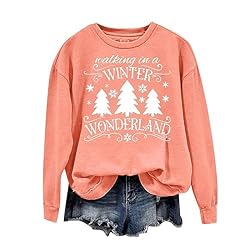 Plus Size Funny Christmas Shirts for Women Long