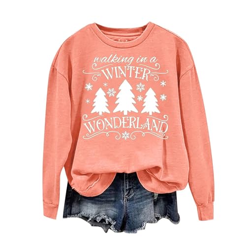 Plus Size Funny Christmas Shirts for Women Long