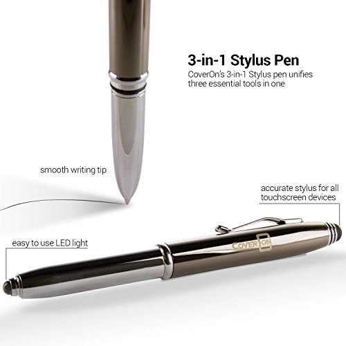 Stylus Pen by CoverON in Function Luxury Black Ink BallPoint