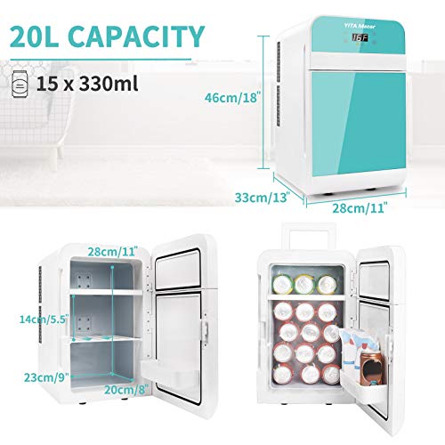 YITAMOTOR Mini Fridge 20 Liter Compact Portable Personal Refrigerator