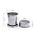 Geekercity 240ML Portable Stainless Steel Folding Cup Outdoor Travel Telescopic Collapsible Mug Camping Hiking Sports Cup Bottle