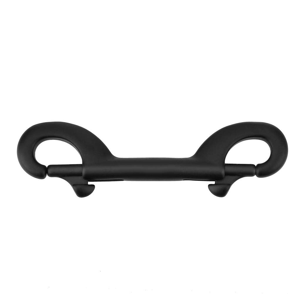 Keenso Double End Snap Hook, 3 Types Stainless Steel Double Ended Clip Hook Snap Scuba Diving Buckle Clip Hook for BCD, Weight-Bearing Belt, Diving Equipment(100mm) s
