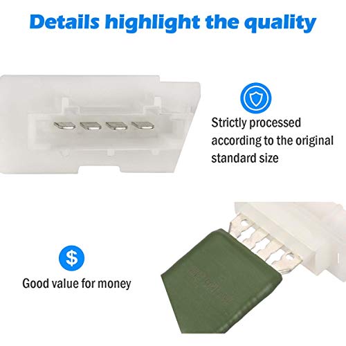 4 PartsSquare+Blower+Resistor+MT1823+Replacement