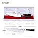 Kitory Chef's Knife 8.5 inch - Knight Series - Best Quality Japanese AUS-8 Super Stainless Steel-Razor Sharp, Superb Edge Retention, Stain & Corrosion Resistant (Black)