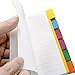 CleverPL Divider Sticky Notes 60 Ruled Notes,4 x 6 Inches,Assorted Neon Colors