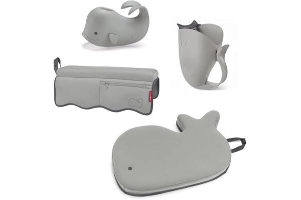 Skip Hop Moby Baby Bath Essential Set, Grey