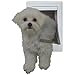 Ideal Pet Products Designer Series Plastic Pet Door with Telescoping Frame, Small, 5