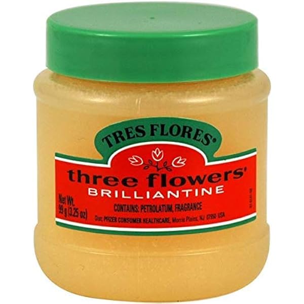 Amazon Com 6pk Three Flowers Brilliantine Tres Flores Solid Health Personal Care