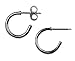 Silver 1/2 Inch Hoops Ear Piercing Earrings Studs Hypoallergenic Studex System 75