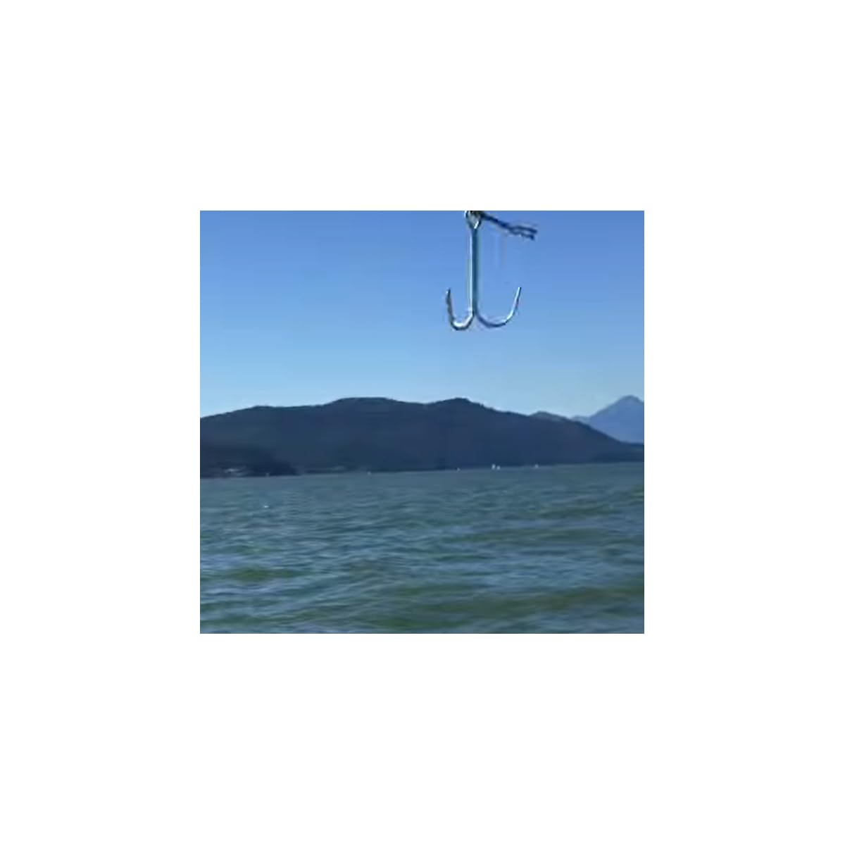 KUFA Galvanized Steel Grapple Hooks, 8" H x 5" W