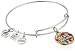Alex and Ani Charity By Design Peace of Mind Rafaelian Silver Bangle Bracelet