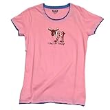 Lazy One Women's Moose Don't Do Mornings Fitted Pajama Tee