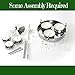 Spinning Angels Tealight Candle Spinner with Bell Chimes - Swedish Scandinavian Style Design - Measures 8