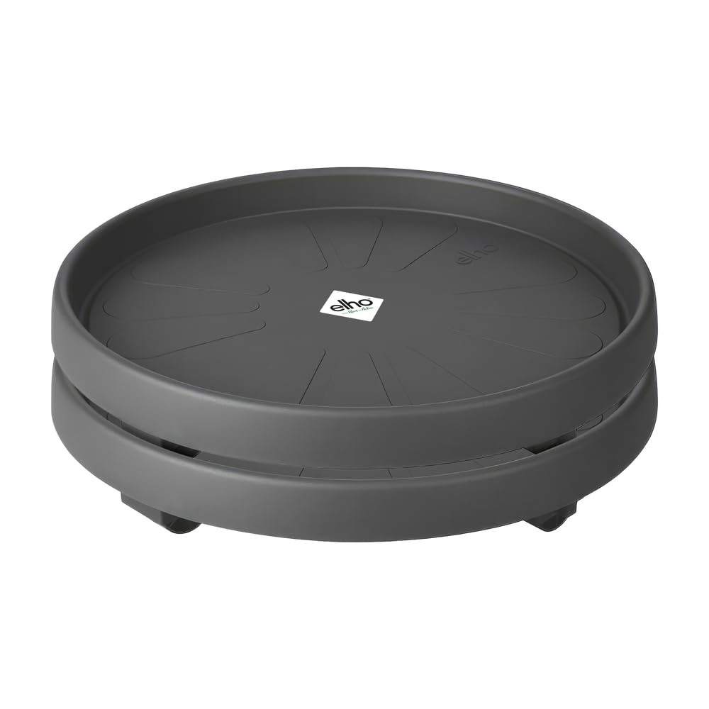 elho Universal Planttaxi - Saucer for Indoor and Outdoor - Set of 2 - Ø 30 cm - Black/Anthracite