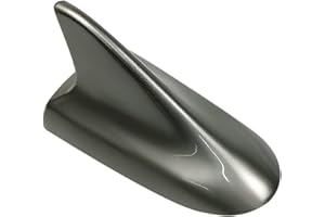 idain Auto Car Shark Fin Universal Roof Antenna Dummy Aerial for Decoration ONLY (Gray)