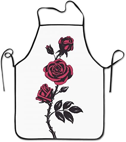 Gothic Rose Awesome Chef Aprons Vintage Aprons For Woman
