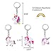 54Pack Rainbow Unicorn Party Supplies,Perfect Unicorn Gifts-Unicorn Necklace Novelty Unicorn Keychain Bulk Unicorn Bracelet Kit Kids Ring Unicorn Hairpin, Unicorn Party Favors for Kids Girls Birthday