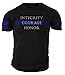 Grunt Style Blue Line Men's T-Shirt