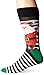 Davco Men's Christmas Novelty Crew Sock, Santa Brewski, One Size