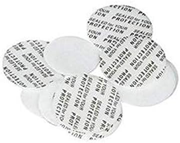 100 PCS Diameter 1.4 Inch Pressure Sensitive Self Adhesive Gasket Foam Seal Safety Tamper Resistant Seals Gasket Waterproof Sealing Film for Cap Liner Sealed for Protection