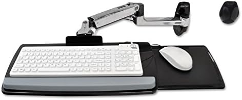 Ergotron, Lx Wall Mount Keyboard Arm Keyboard/Mouse Arm Mount Tray Polished Aluminum "Product Category: Supplies & Accessories/Keyboard/Mouse Accessories"