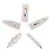 Beautifultracy 5 Pieces Hair Barrettes Hair Pins Decorative Wedding Bridal Artificial Pearl Hairpins Handmade Bridesmaid Hair Clips Hair Accessories for Women Ladies Girls