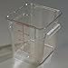 CFS 1072307 StorPlus Stackable Square Food Storage Container, 8 Quart Capacity, Clear (Pack of 6)