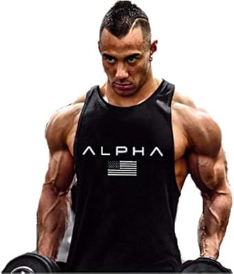 Hombre Camiseta de Tirantes Deportiva Bodybuilding Culturismo ...