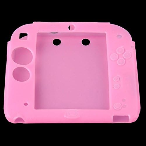 Soft Silicone Gel Rubber Case Cover Shell Skin for Nintendo 2DS Game Controller Pink