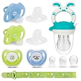 Pacifier with lid, Newborn Pacifier, Baby Fruit