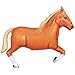 Anagram 1 X Tan Horse 43 Inch Huge Super Shaped Mylar Balloon