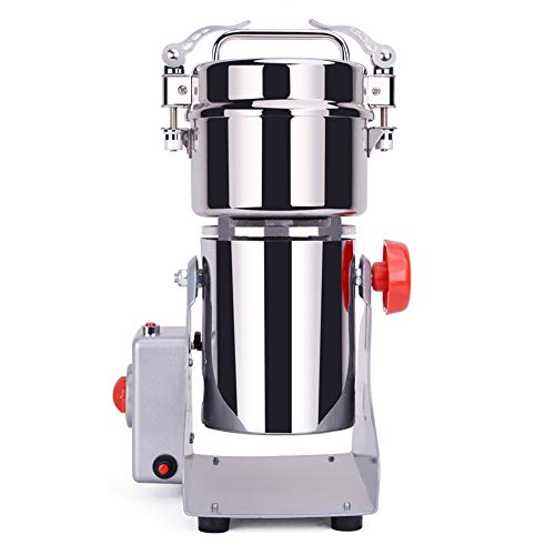 300g Electric Grain Mill Spice Herb Grinder Pulverizer super fine powder machine For Spice herbs grains coffee rice corn sesame soybean fish feed pepper Food Grade Stainless Steel - Thumbnail 6