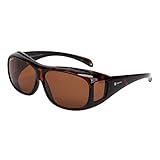 Solarfun Polarized Fit Over Glasses Sunglasses Wrap Around Solar Reduce Shield for Men and Women's Driving