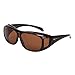 Solarfun Polarized Fit Over Glasses Sunglasses Wrap Around Solar Reduce Shield for Men and Women's Driving