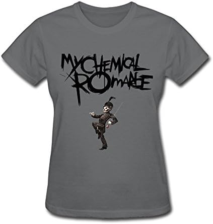 XIULIAN My Chemical Romance The Black Parade Women's T-shirts L DeepHeather